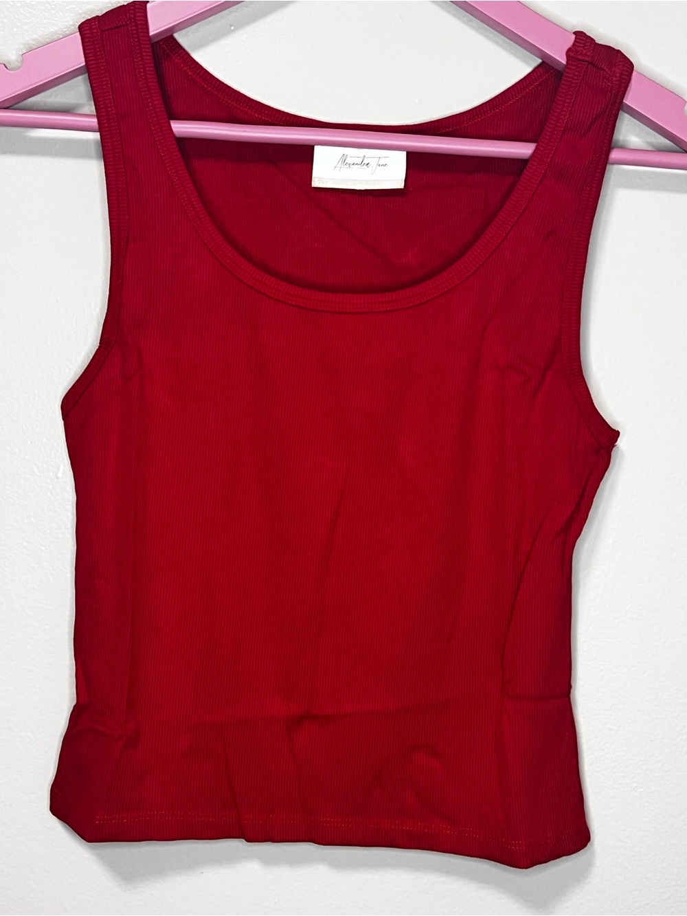 Alexander Jane Micro Rib Tank Size S/M